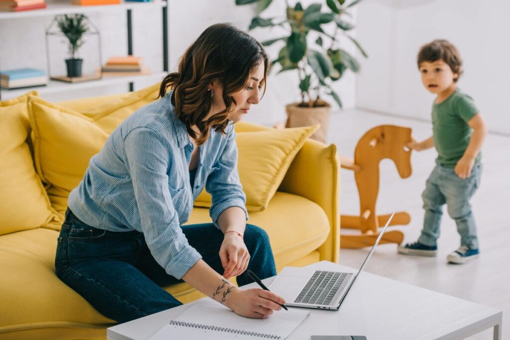 Tips for working at home with a baby